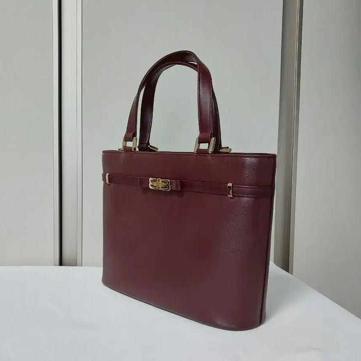 [BUNJANG] Balenciaga 00's Leather Tote Bag / [정품] 발렌시아가 00's 버건디 레더 토트백