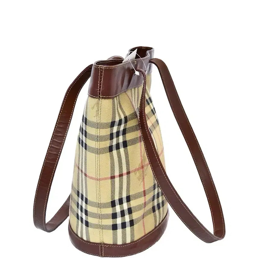[BUNJANG] Burberry Nova Check Bucket Shoulder Bag / 버버리 노바체크 버킷 숄더백(정품)