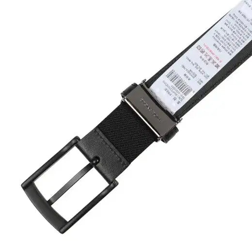 [BUNJANG] Wide Angle Men's Genuine Leather Golf Belt / 와이드앵글 남성 소가죽 골프벨트 블랙 새제품