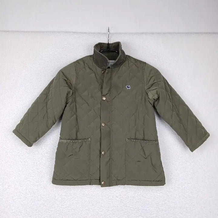 [BUNJANG] Blue Dog Kids Quilted Jacket (120/4 years) / 블루독 키즈 퀼팅 자켓 카키(120/4세)