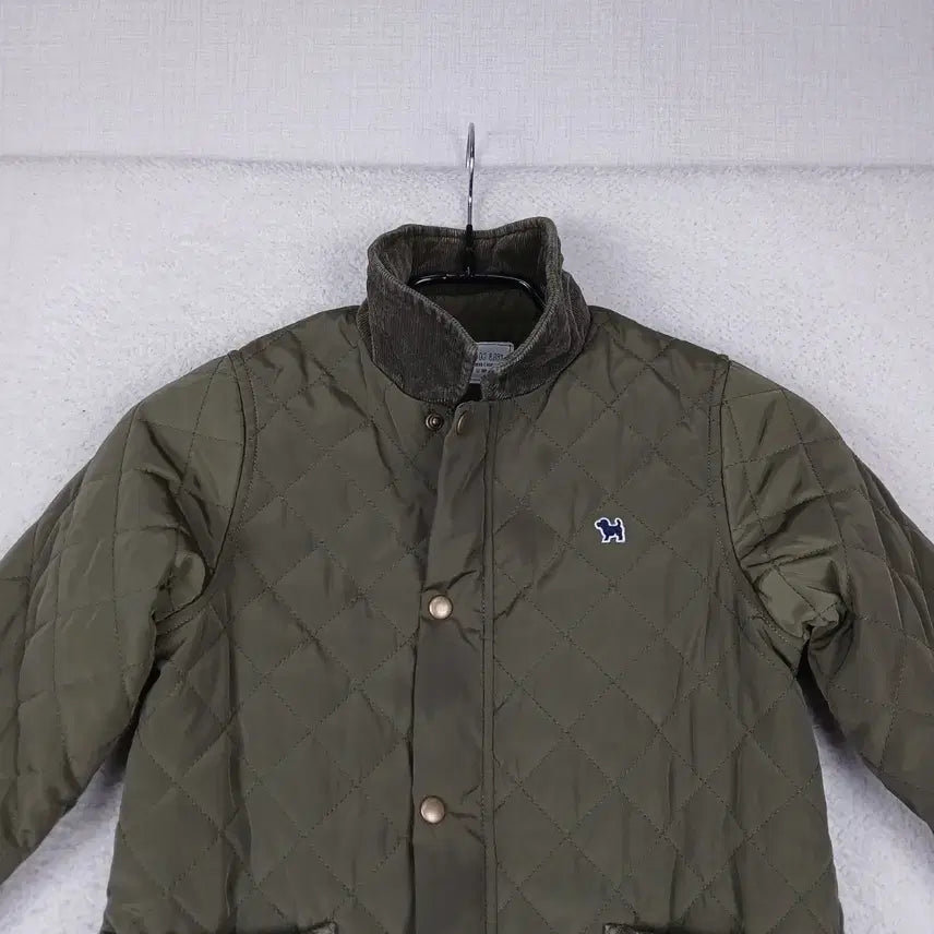 [BUNJANG] Blue Dog Kids Quilted Jacket (120/4 years) / 블루독 키즈 퀼팅 자켓 카키(120/4세)