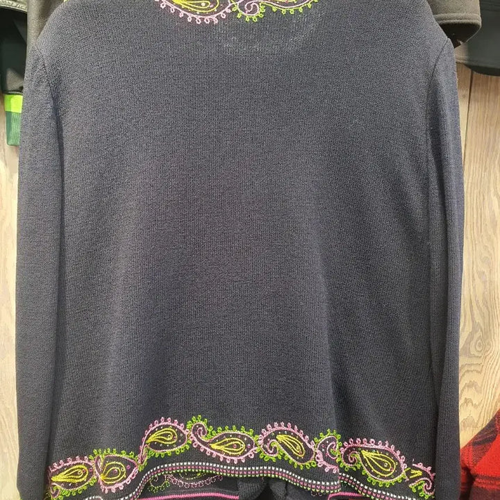 [BUNJANG] NEW MA POLLARI Beaded Embroidery Cardigan / NEW MA POLLARI 고급 비즈 자수 가디건 (77~88)