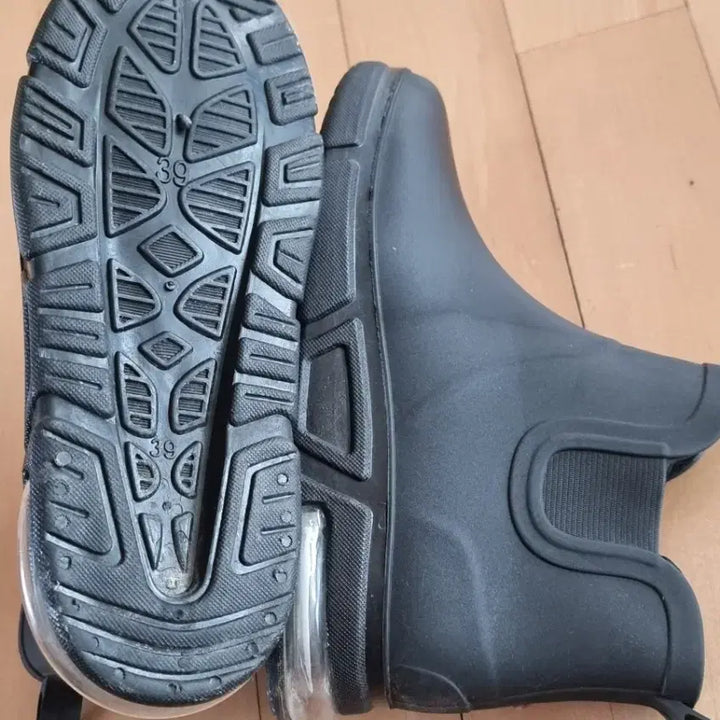 [BUNJANG] Black Rain Boots 245mm / 블랙 레인부츠 245mm