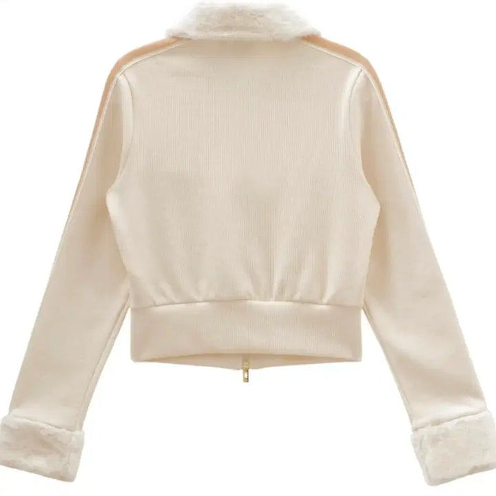 [BUNJANG] Adidas Ski Chic Fur Jacket (Ivory, Size S) / [아디다스] 스키 시크 퍼 재킷(S/아이보리)