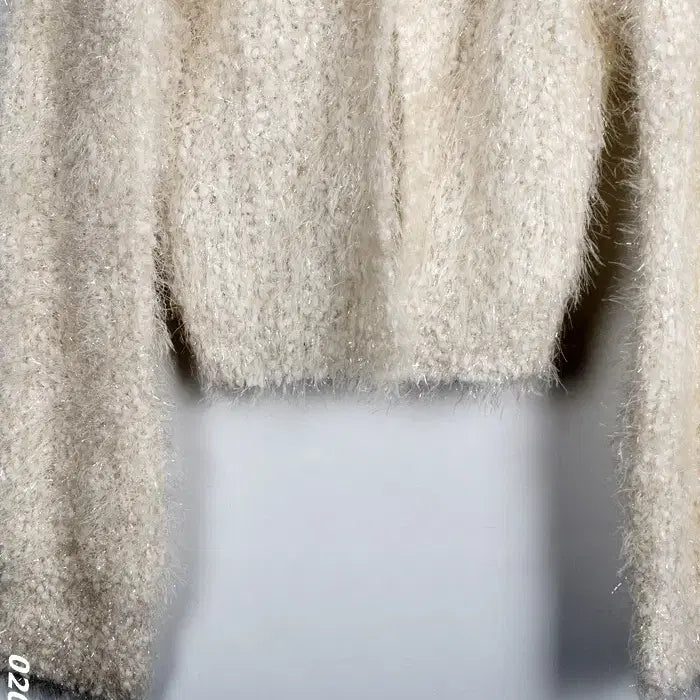 [BUNJANG] F Attention V-Neck Cardigan / 여성F/ 어텐션 뽀송뽀송 브이넥가디건