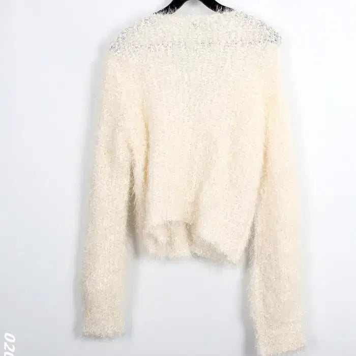 [BUNJANG] F Attention V-Neck Cardigan / 여성F/ 어텐션 뽀송뽀송 브이넥가디건