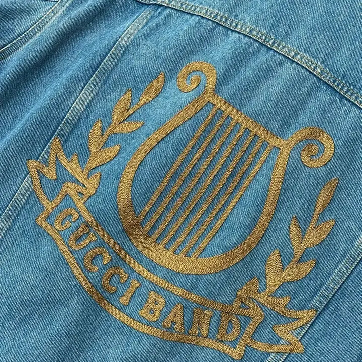 [BUNJANG] Gucci Denim Jacket / [50] 구찌 하프자수 데님자켓 / 구찌 청자켓
