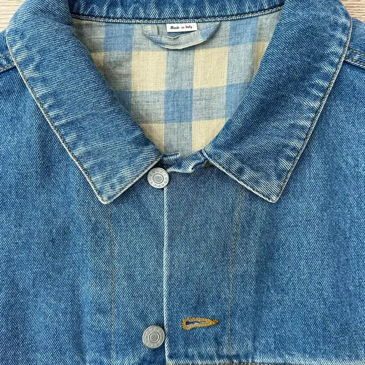 [BUNJANG] Gucci Denim Jacket / [50] 구찌 하프자수 데님자켓 / 구찌 청자켓