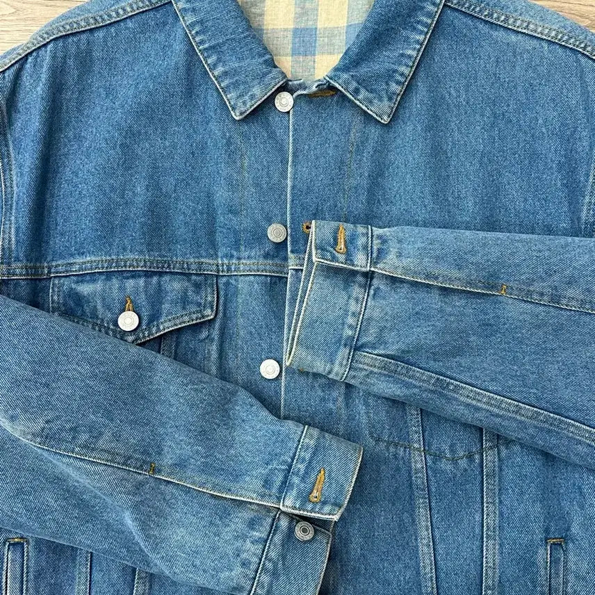 [BUNJANG] Gucci Denim Jacket / [50] 구찌 하프자수 데님자켓 / 구찌 청자켓