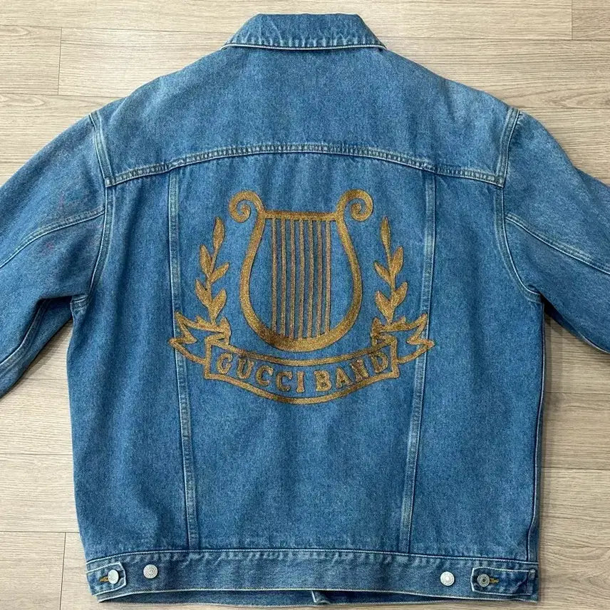 [BUNJANG] Gucci Denim Jacket / [50] 구찌 하프자수 데님자켓 / 구찌 청자켓