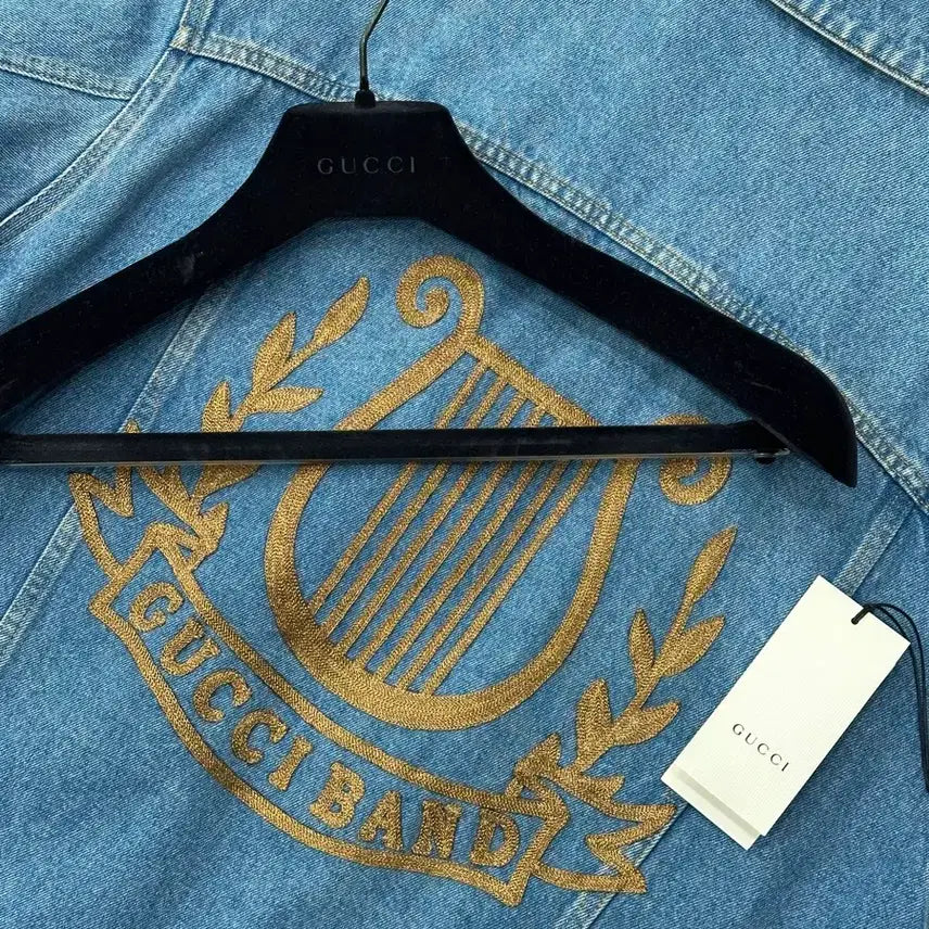 [BUNJANG] Gucci Denim Jacket / [50] 구찌 하프자수 데님자켓 / 구찌 청자켓