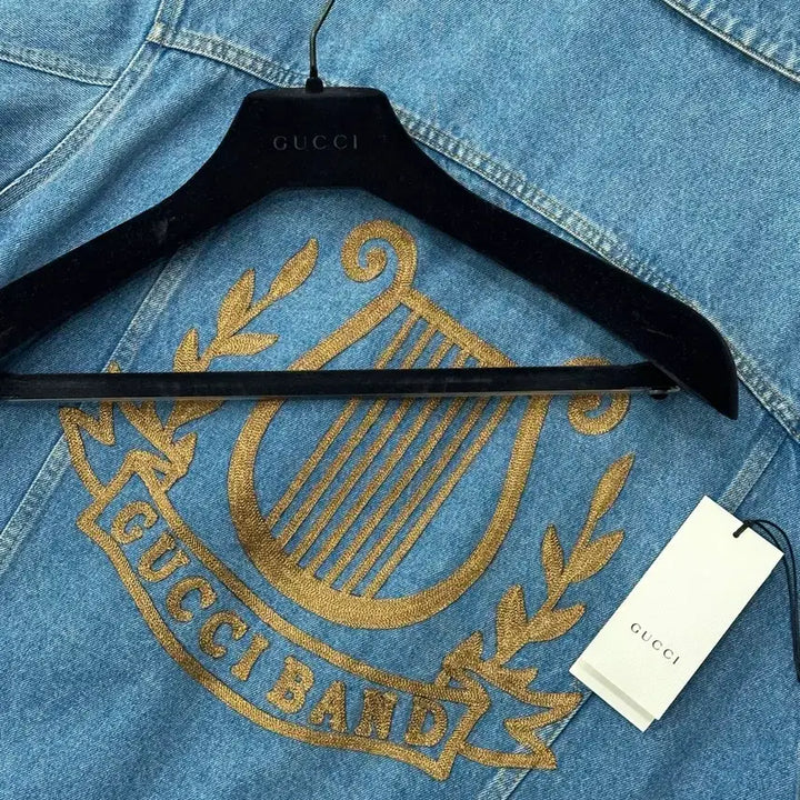 [BUNJANG] Gucci Denim Jacket / [50] 구찌 하프자수 데님자켓 / 구찌 청자켓