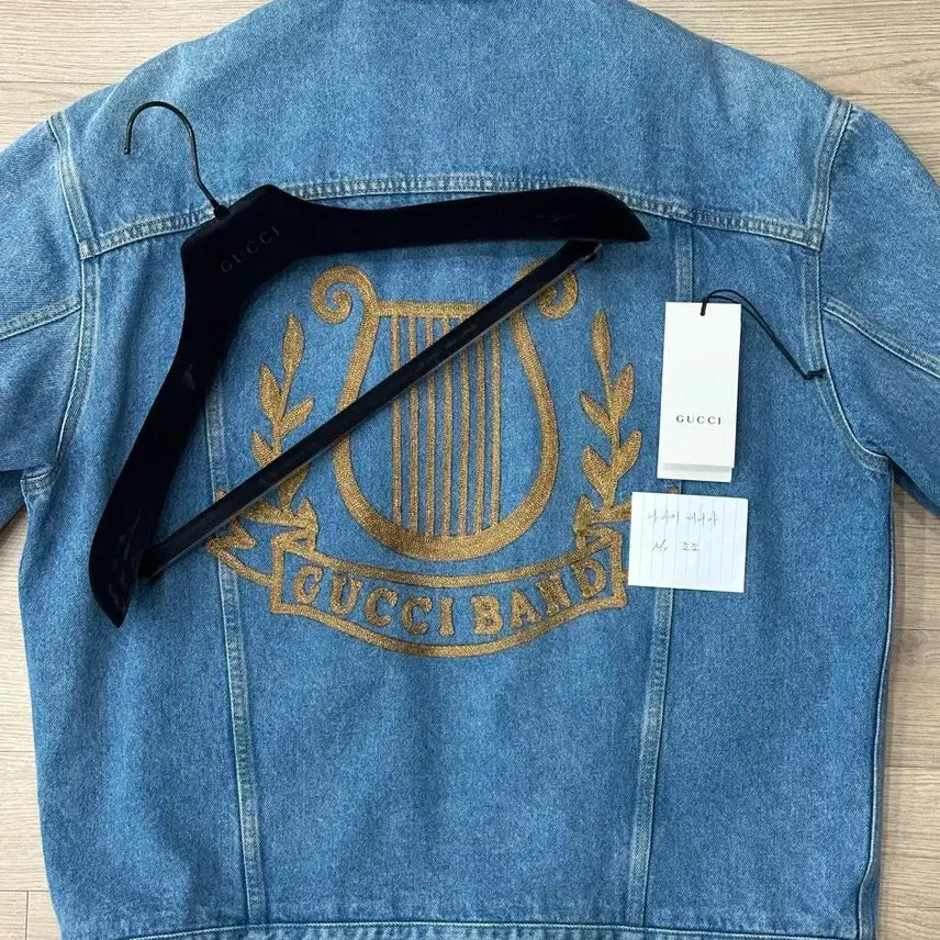 [BUNJANG] Gucci Denim Jacket / [50] 구찌 하프자수 데님자켓 / 구찌 청자켓