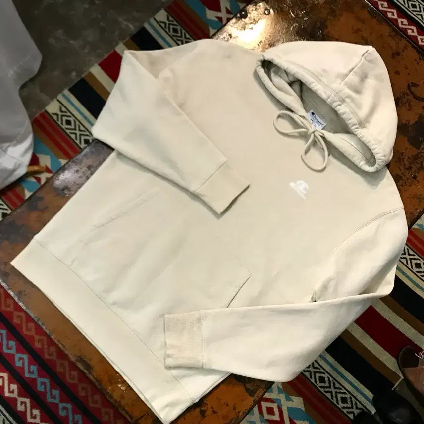 [BUNJANG] Champion Beige Fleece Hoodie 105 / 챔피온 베이지 기모 후디 후드티셔츠 남성 105 사이즈