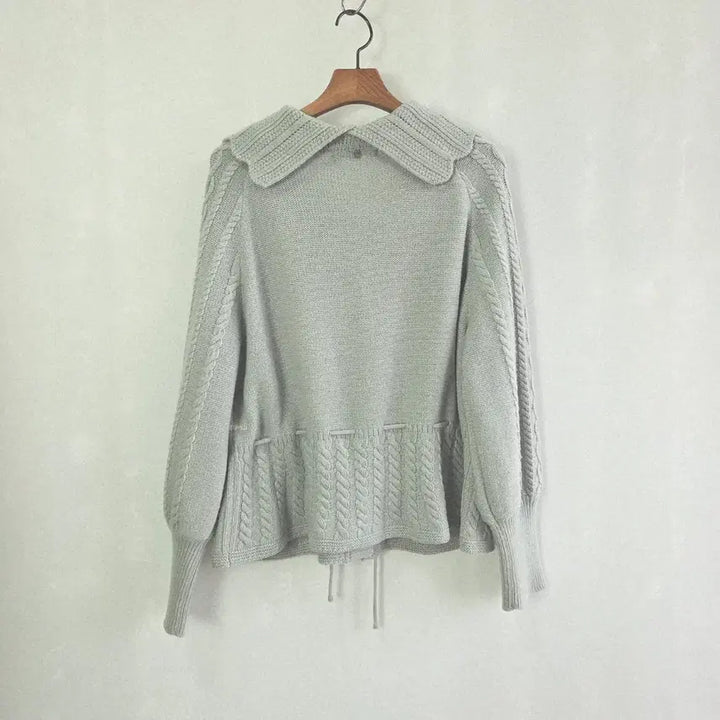 [BUNJANG] Thursday Island Big Collar Volume Cardigan - Mint (Size S) / Thursday Island빅카라 볼륨 가디건민트 s사이즈