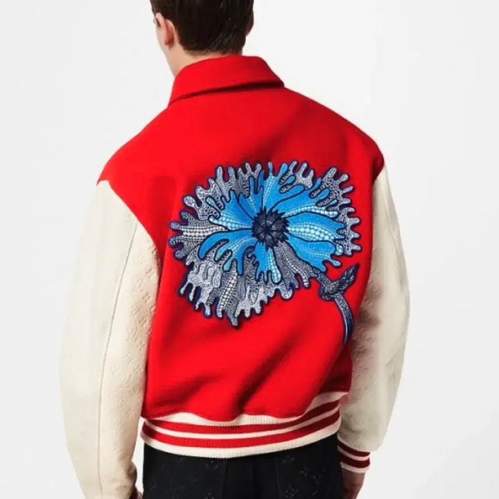 [BUNJANG] Louis Vuitton Kusama Varsity Jacket / 루이비통 쿠사마 바시티