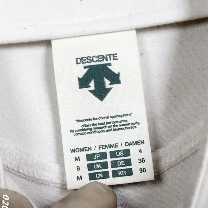 [BUNJANG] Descente Women's Spring/Summer Zip-up Jumper / 여성90/ 데상트 봄여름 집업 점퍼