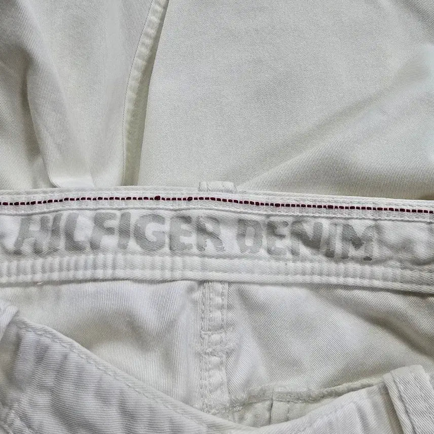 [BUNJANG] Tommy Hilfiger White Cargo Shorts / 타미힐피거 화이트 카고 반바지 (1645)