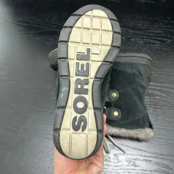 [BUNJANG] Sorel Suede Fur Boots / 소렐 스웨이드 퍼 부츠