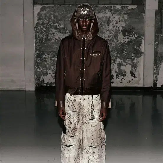 [BUNJANG] BAD BLOOD Viper 91 Contrast Blouson / 배드블러드 바이퍼 91 콘트라스트 후드 블루종