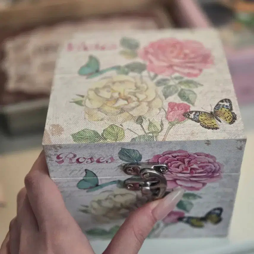 [BUNJANG] Vintage Style Stationery Storage Box / 빈티지 감성 다꾸 처분 유튜버 가죽 보관함 앤의노트 차차노트 화유프랑