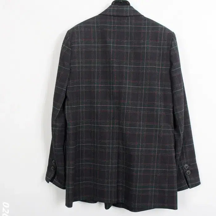 [BUNJANG] The Edge Check Double Blazer Jacket / 여성85/ 텍새 더엣지 체크 더블 정장자켓