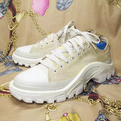 [BUNJANG] Adidas Raf Simons Detroit Runner Sneakers (255) / 아디다스 라프시몬스 디트로이트 러너 멀티메터리얼 스니커즈 255