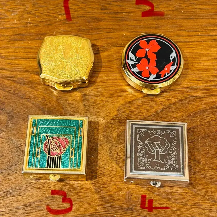 [BUNJANG] Vintage Stratton England Trinket/Pill Case Set / 빈티지 트링켓/필케이스/약통 15