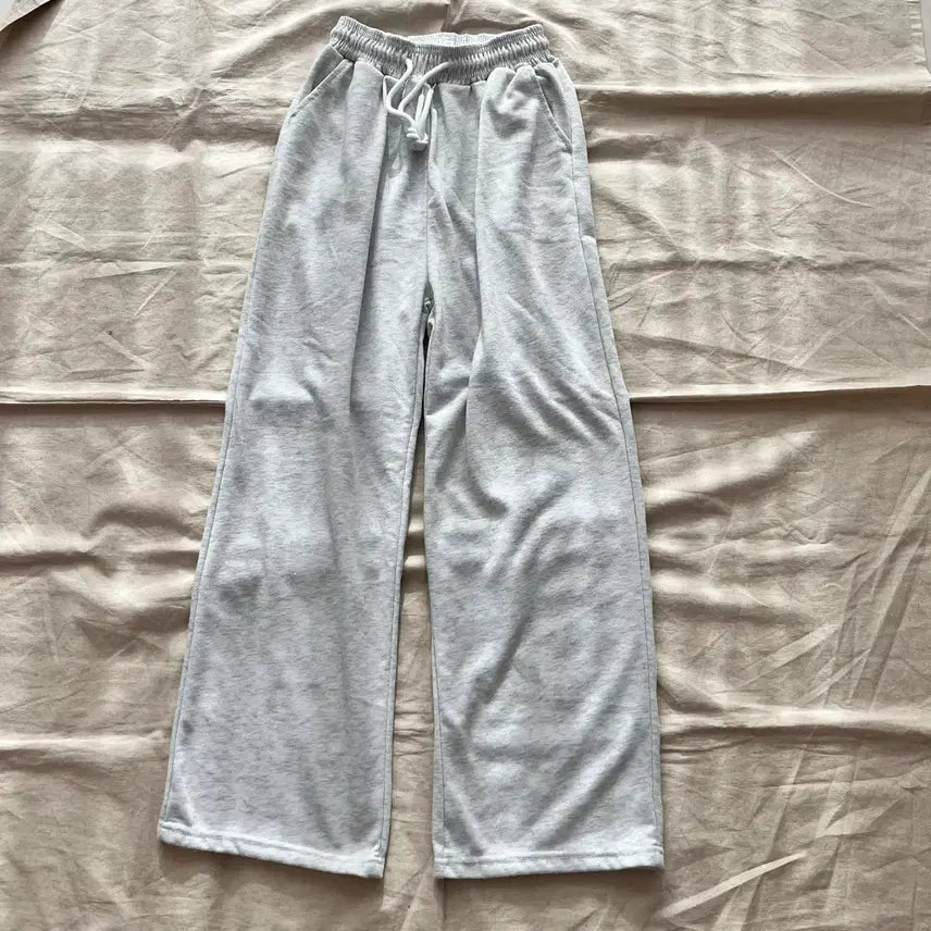 [BUNJANG] Semi-Wide Training Pants Set / (2벌세트) 세미와이드 트레이닝 팬츠 2종 55~66사이즈