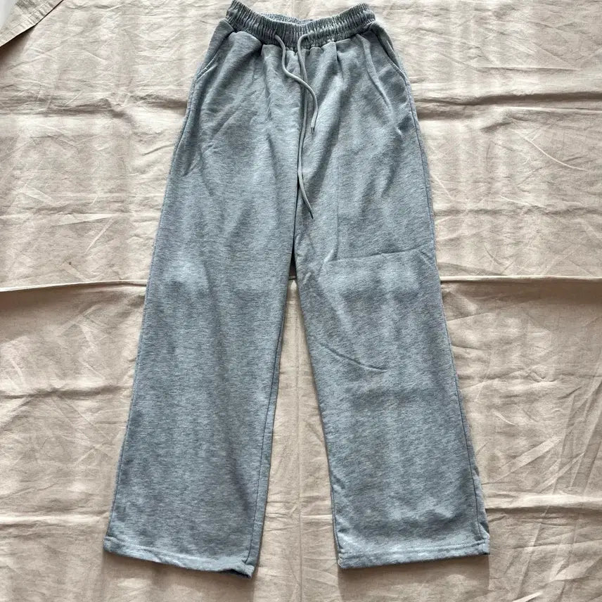 [BUNJANG] Semi-Wide Training Pants Set / (2벌세트) 세미와이드 트레이닝 팬츠 2종 55~66사이즈