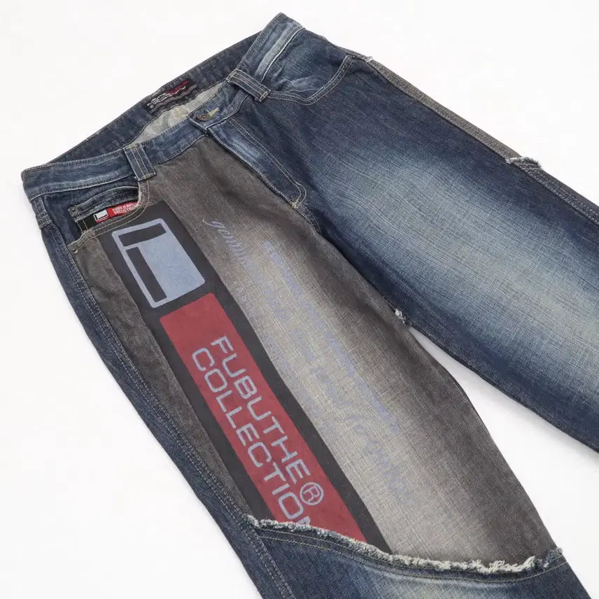 [BUNJANG] FUBU Y2K Denim Pants / [34]후부fubu y2k 데님팬츠