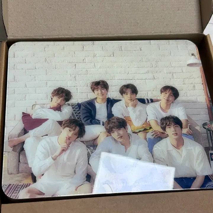 [BUNJANG] BTS Group Photo Frame Clock / 방탄소년단 단체 사진 액자 시계 오늘 전시회