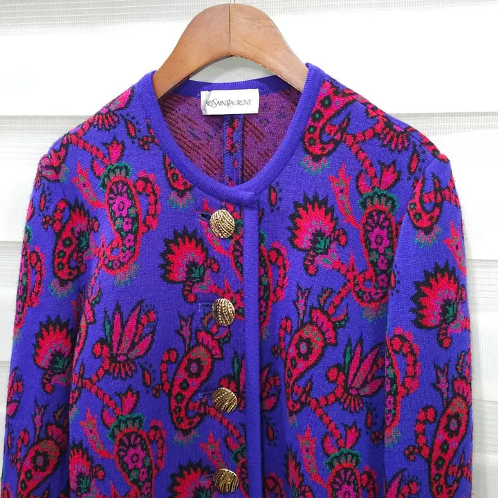 [BUNJANG] Yves Saint Laurent Paisley Knit Set - Women&