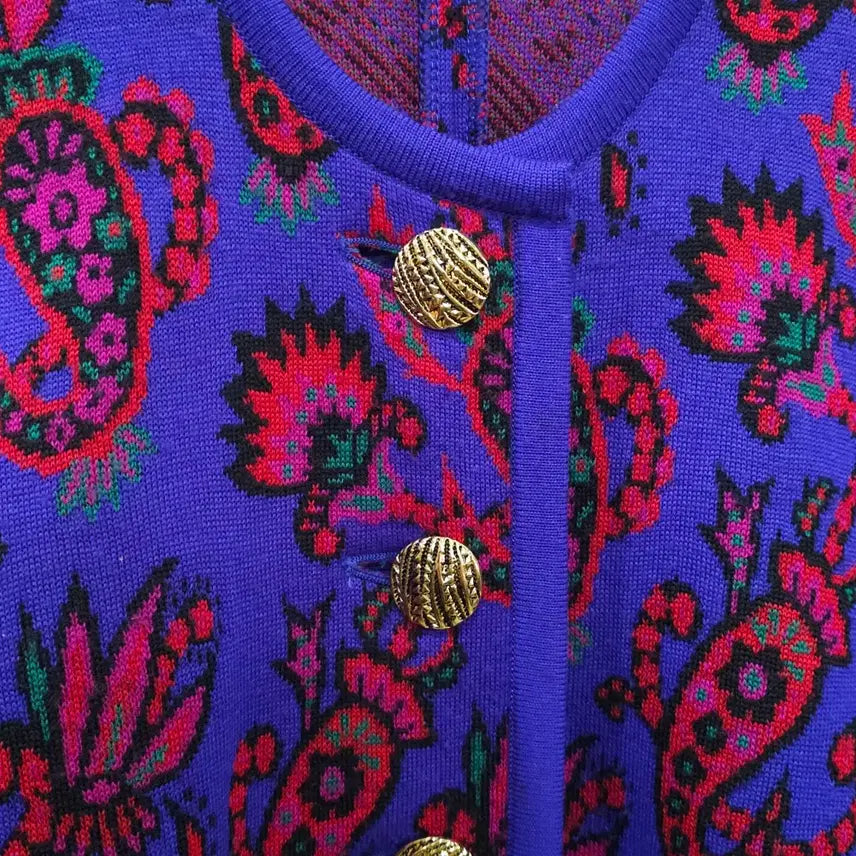 [BUNJANG] Yves Saint Laurent Paisley Knit Set - Women&