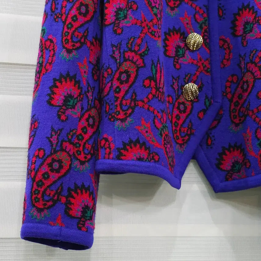 [BUNJANG] Yves Saint Laurent Paisley Knit Set - Women&