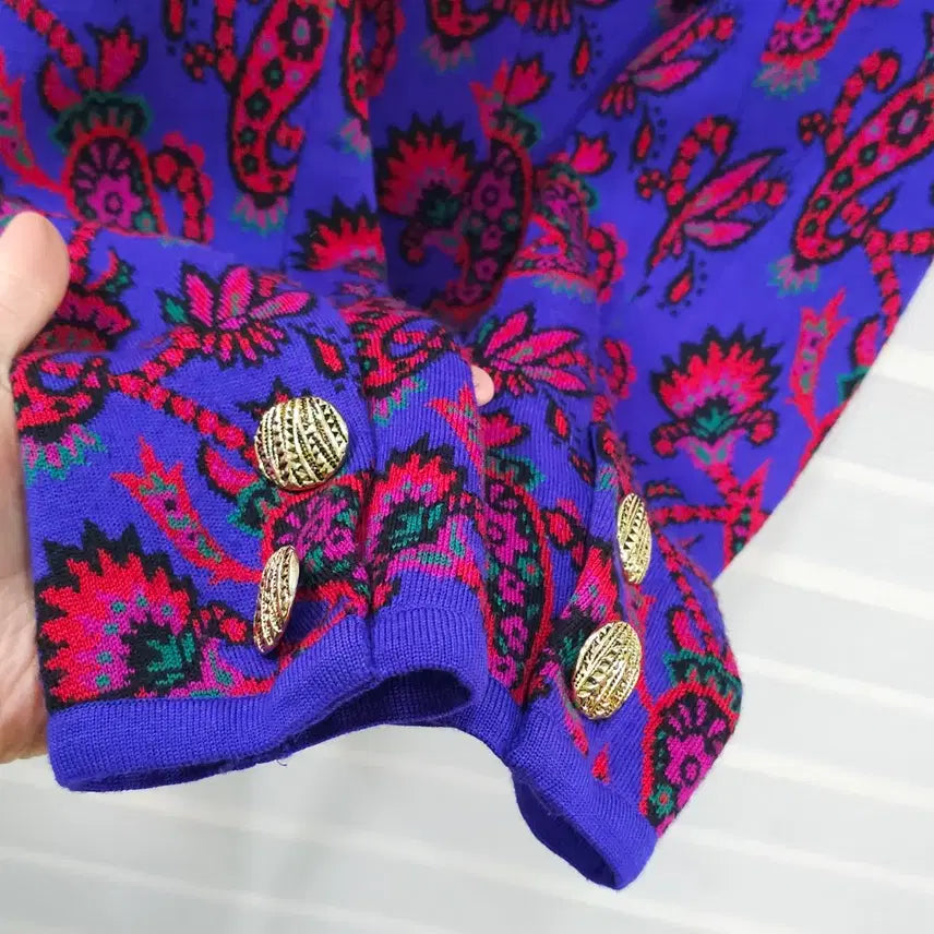 [BUNJANG] Yves Saint Laurent Paisley Knit Set - Women&