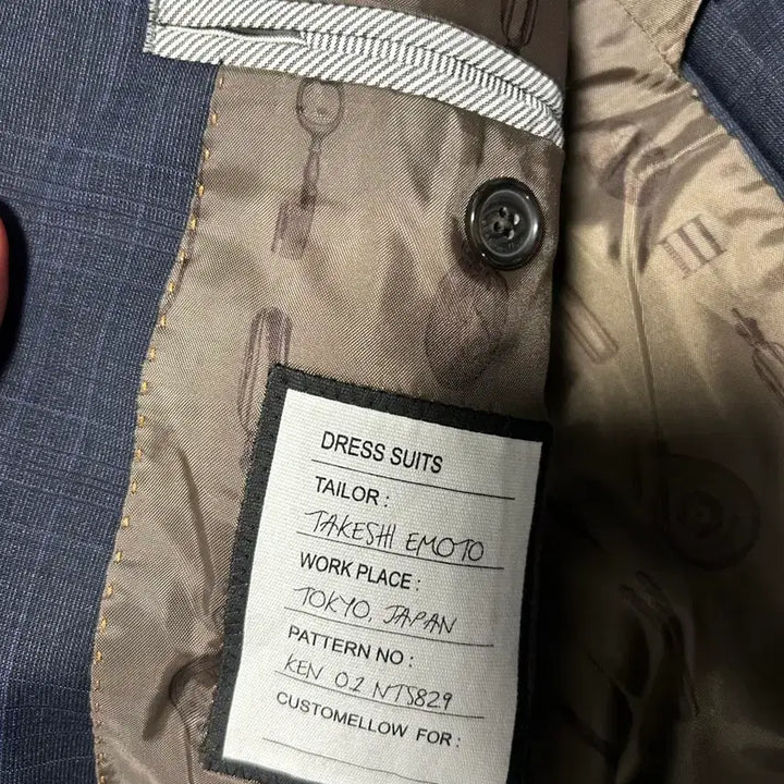 [BUNJANG] Customellow Check Blazer - Men&
