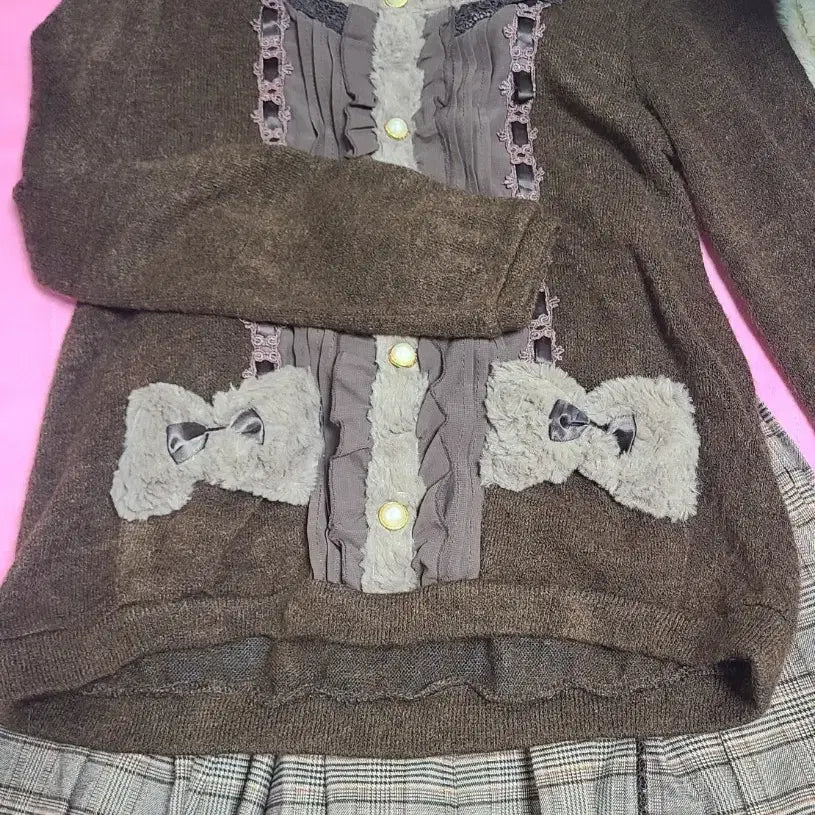 [BUNJANG] Axis Farm Latte Girl Detective Skirt Set / 엑시즈팜 라떼갸루 탐정깔 세트