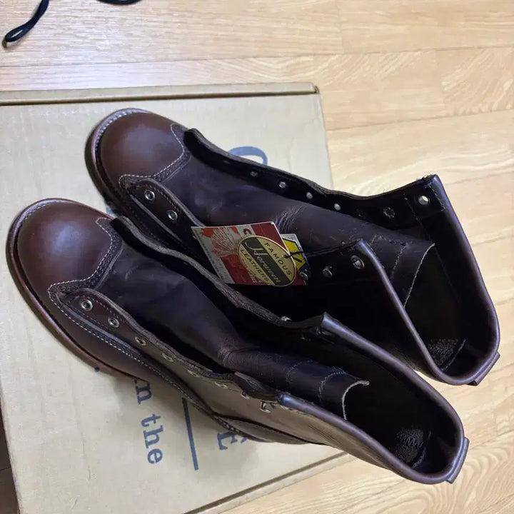 [BUNJANG] Chippewa Horween Chromexcel Logger Boots 8E / 치페와 호윈 크롬악셀 로거 부츠 8E