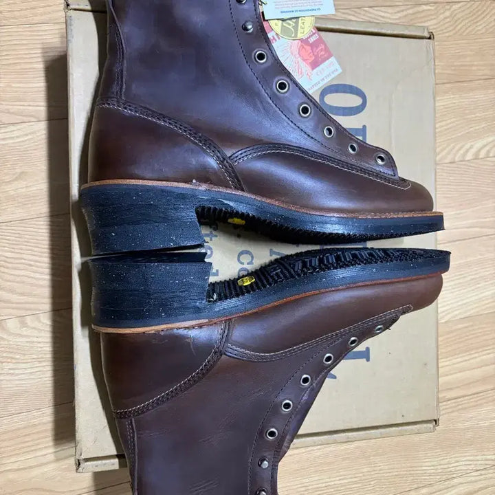 [BUNJANG] Chippewa Horween Chromexcel Logger Boots 8E / 치페와 호윈 크롬악셀 로거 부츠 8E