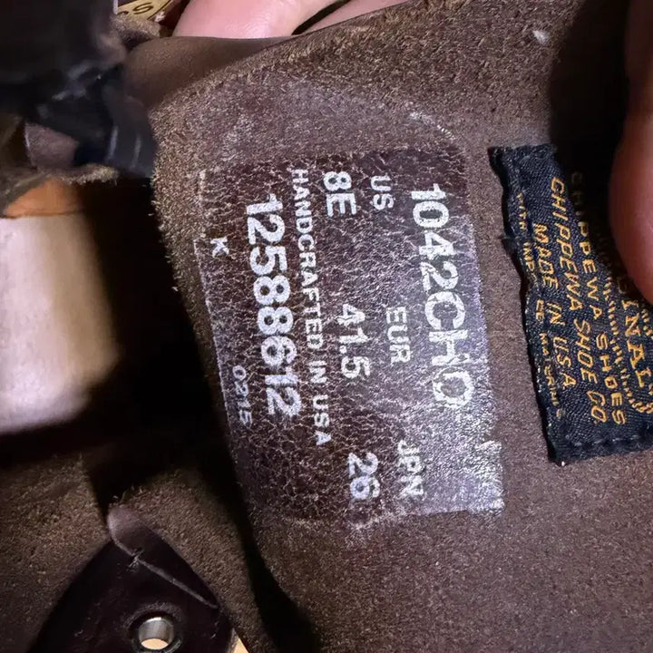 [BUNJANG] Chippewa Horween Chromexcel Logger Boots 8E / 치페와 호윈 크롬악셀 로거 부츠 8E