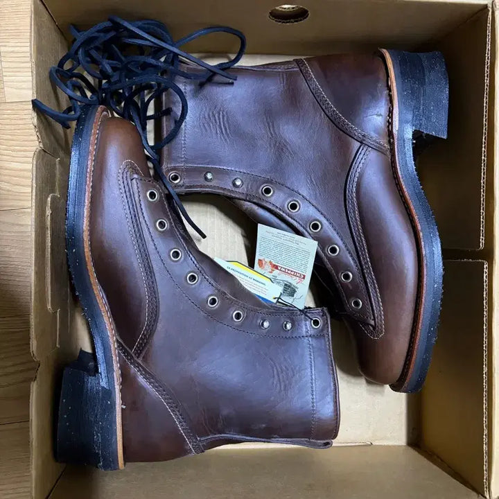 [BUNJANG] Chippewa Horween Chromexcel Logger Boots 8E / 치페와 호윈 크롬악셀 로거 부츠 8E