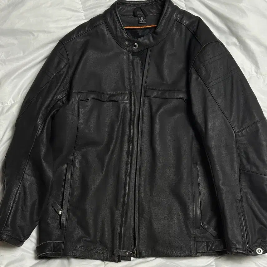 [BUNJANG] Ixon 3XL Oversized Leather Biker Jacket / Ixon 3XL 오버사이즈 레더 자켓 바이커자켓