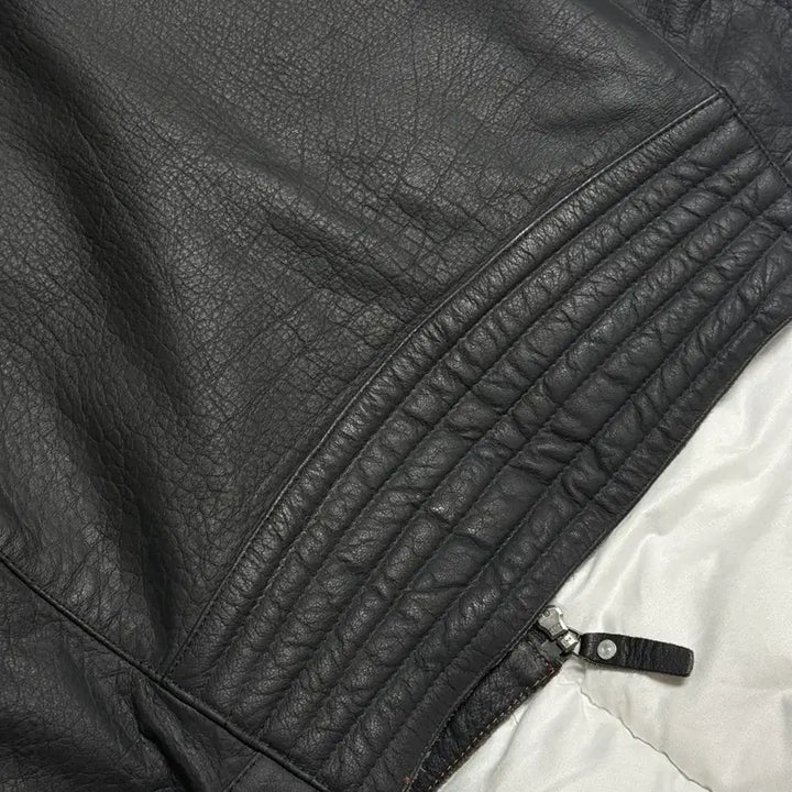 [BUNJANG] Ixon 3XL Oversized Leather Biker Jacket / Ixon 3XL 오버사이즈 레더 자켓 바이커자켓