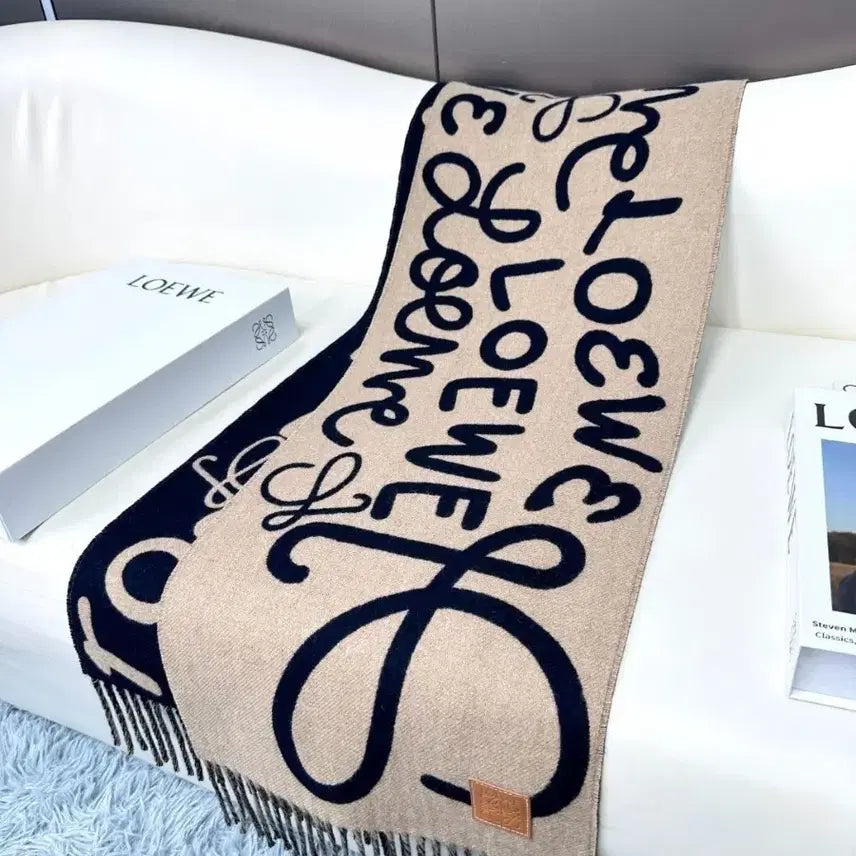 [BUNJANG] LOEWE Logo Scarf / 로에베 LOEWE 로고 머플러 스카프