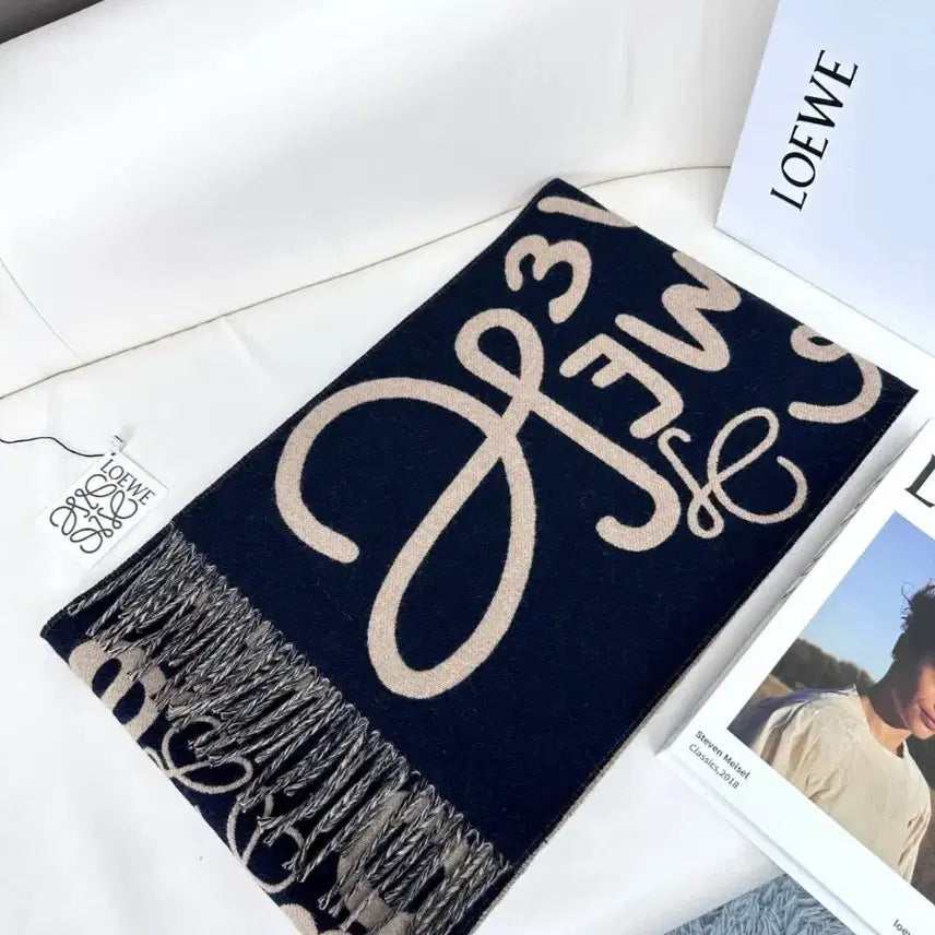 [BUNJANG] LOEWE Logo Scarf / 로에베 LOEWE 로고 머플러 스카프