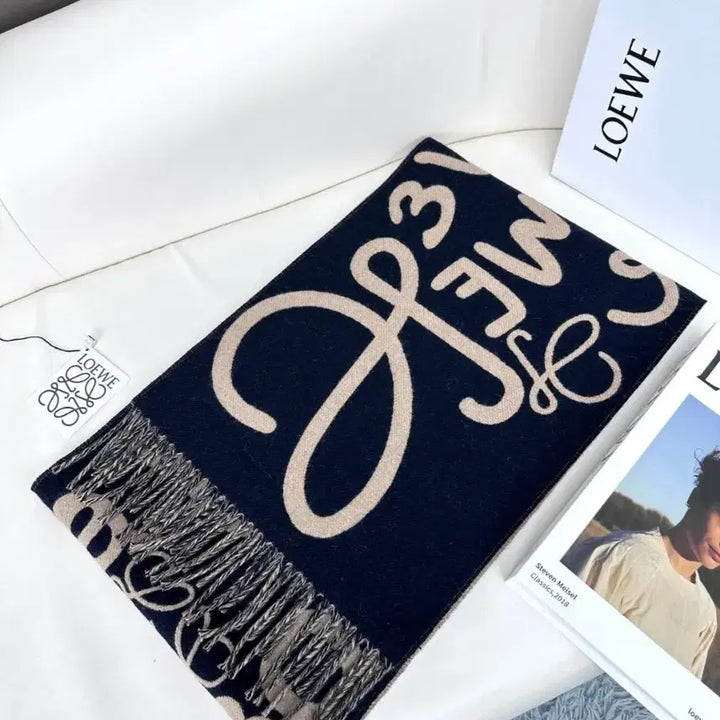 [BUNJANG] LOEWE Logo Scarf / 로에베 LOEWE 로고 머플러 스카프