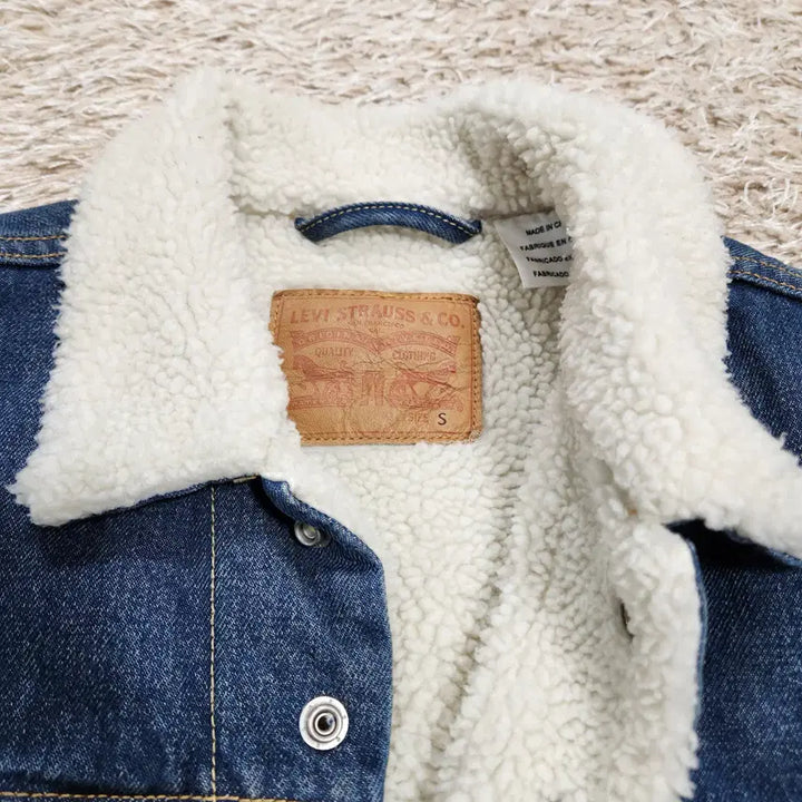 [BUNJANG] Levi's Sherpa Trucker Denim Jacket (Men's S) / (빈티지박스) 리바이스 정품 쉐르파 트러커 데님자켓 남성 S 사이즈