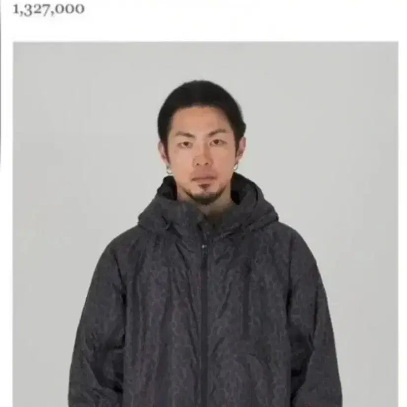 [BUNJANG] Needles Leopard C.E Down Jacket / 니들스 레오파드 C.E 다운 자켓