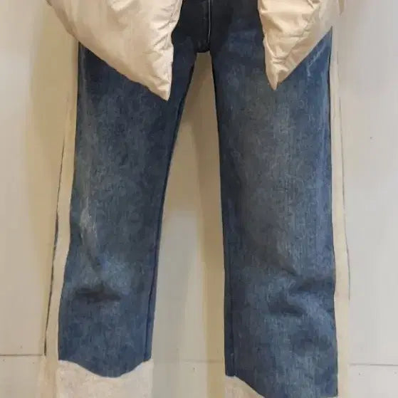 [BUNJANG] Denim Pants / 배색 포인트 데님바지